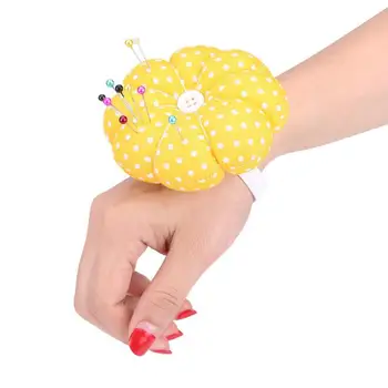 10 צבעים חמוד מתוק מחזיק מחט תפירה סיכת בד דלעת בצורת כפתורים כרית באיכות גבוהה לביש