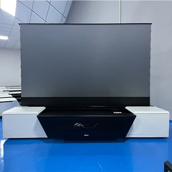 100 אינץ חכם לייזר טלוויזיה מסך הקרנה משולבת ארון נפקד חזון LTV 3500 רק 4K לייזר מקרן
