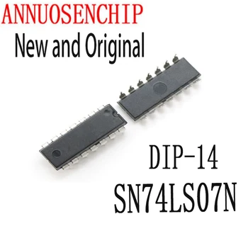 10PCS חדש ומקורי DIP14 SN74LS07 לטבול 74LS07N 74LS07 דיפ-14 HD74LS07P IC SN74LS07N