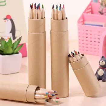 12 צבעים תלמיד אומן מצייר ציור עפרונות, עט ס משרד מכשירי כתיבה