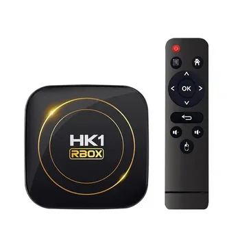 20pcs הרבה HK1 RBOX H8S אנדרואיד 12.0 Smart TV Box Allwinner H618 Quadcore A53 BT4.0 Dual Wifi 2GB 4GB-16GB 32GB 64GB 128G
