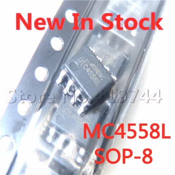 5PCS/LOT MC4558L MC4558 SOP-8 SMD ליניארי מכשור מגבר במלאי מקורי חדש IC