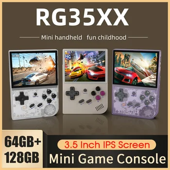 ANBERNIC RG35XX רטרו כף יד קונסולת משחק לינוקס מערכת 3.5 אינץ IPS מסך ה-Cortex-A9 נייד כיס לנגן וידאו 8000+ משחקים