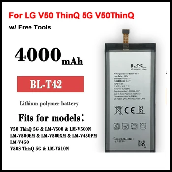 BL-T42 סוללה עבור LG V50 ThinQ 5G V50ThinQ BL T42 LM-V500 V500N V500EM v500xm טלפון נייד Bateria כלי חינם