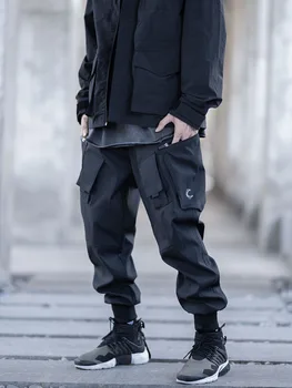 Catsstac windproof פוליאסטר טקטי המכנסיים כיסים מרובים techwear ninjawear אופנת רחוב עתידני