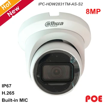 Dahua 8MP POE מצלמת IP H. 265 עין מצלמת 4k ראיית לילה P2P זיהוי תנועה ONVIF על פו NVR 2.8 3.6 עדשה App להציג 30fps