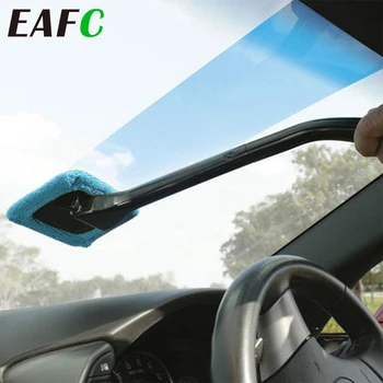 EAFC רכב ניקוי כלי פלסטיק השמשה הקדמית ניקוי מיקרופייבר אוטומטי לניקוי חלונות זמן להתמודד עם מברשות ספוגים שימושי רחיץ