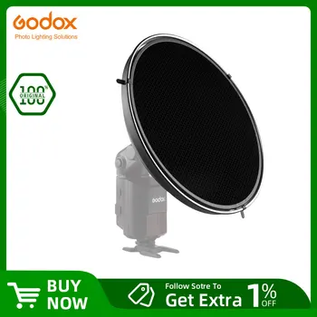 Godox AD-S3 היופי צלחת עם AD-S4 רשת (חלת דבש כיסוי) על Godox WITSTRO AD200 AD-180 AD360 AD-360 II Speedlite Flash