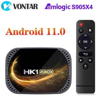 HK1 X4S Smart TV BOX Amlogic S905X4 אנדרואיד 11.0 Dual Wifi תמיכה 4K ב-Google Voice Assistant-טיוב נגן מדיה 2GB 4GB 32GB