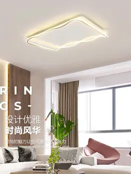 LED led בנות חדר השינה מנורה חמים ורומנטי מעולה התקרה מודרני מינימליסטי עגולה אמנות נטו החדר האדום