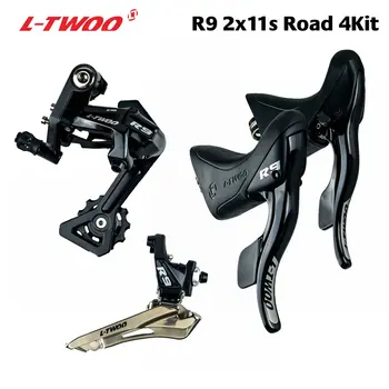 LTWOO R9 2x11 מהירות, 22 כביש Groupset, הילוכים + אחורי Derailleurs + חזית Derailleurs 5800, R7000, אופני כביש derailleur