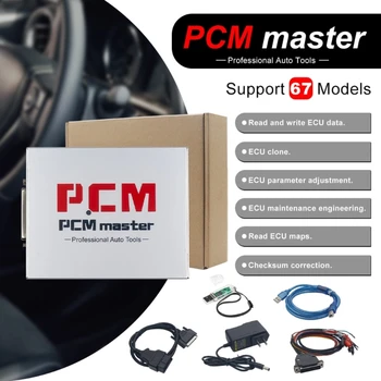 PCMmaster ECU מתכנת 74 מודולים סיכום תיקון PCM מאסטר OBD 3 ב-1 כמו PCMtuner Pinout תרשים 40GF