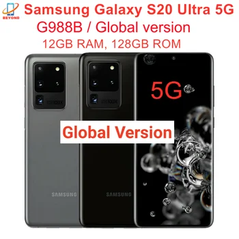 Samsung Galaxy S20 אולטרה 5G G988B/DS. הגירסה העולמית המקורי 6.9