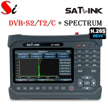 SATLINK ST-6986 DVB-S2X/T2/C מד משולבת