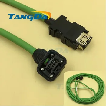 Tangda סרוו קוד סדרת קו חיבור חוט כבל 5 מטר מר J3ENCBL3M A1 L J4 JE סדרת מנוע אות HC KF