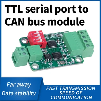 TTL serial port CAN bus מודול TTL כדי RS232 מודול יציאה טורית יכול שקוף העברת תקשורת נתונים מודול