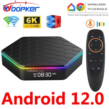 Woopker T95Z בנוסף Smart TV Box Android 12 4GB 64GB Allwinner H618 שבב Dual Band Wifi6 1080P 6 אלף Media Player Set Top Box
