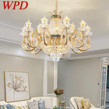 WPD האירופי תלויה נברשת יוקרה הגביש הוביל תליון מנורה מודרנית עבור מגורים בבית חדר האוכל עיצוב חדר השינה