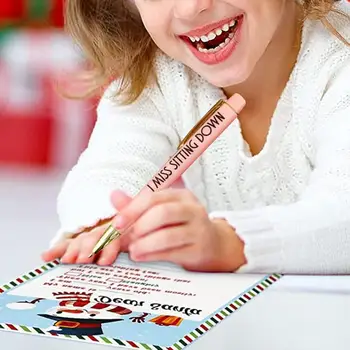 אחיות כתיבה עט נייד לדחוף עט כדורי משקל חלק כדי לכתוב נהדר לתאר את המנטליות עיצוב לדחוף עט כדורי
