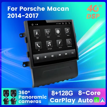 אלחוטית CarPlay אנדרואיד אוטומטית ברכב מערכת מידע עבור פורשה Macan 911 718 2014 2015 2016 2016 2017 נגן מולטימדיה