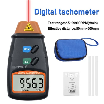 דיגיטלי לייזר תמונה Tachometer קשר שאינו סל 