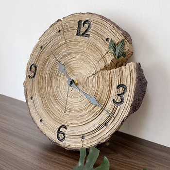 הגיע זמן השקט עץ, שעון קיר מערכת המספרים כלים אזעקה אמנות שעוני קיר החדר שולחן מנגנון Arte De ונקייה מודרני עיצוב חדר