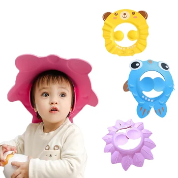 התינוק החדש. ילדים בטוחים שמפו כובע מגן אוזניים מקלחת כובע מוצרי תינוקות לשטוף את השיער מגן מתכוונן אלסטי שמפו קאפ