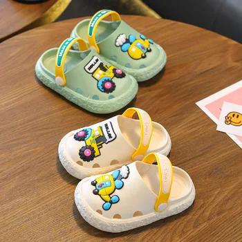 ילדים נעלי פעוט הקיץ ילד חמוד קריקטורה אנטי להחליק רכות הבלעדי ילדים תינוקת חור נעליים הרך הנולד מקורה Footwears