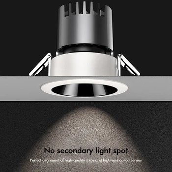 מודרני ניתן לעמעום Downlight LED 15W 12W LED 7W נקודת אור AC220V 110V LED קישוט מנורת תקרה בסלון המטבח אור לוח
