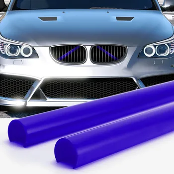 מעשי איכות עמיד סורג חתוך רצועות V חזקו אביזרים החלפת חזית ABS כחול בהיר עבור BMW E60
