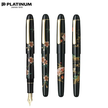 מקורי פלטינה עט נובע מאקי-e סאקורה היפנית המסורתית לאמנות #3776 זהב 14K החוד דיו עט כתיבה PNB-30000B
