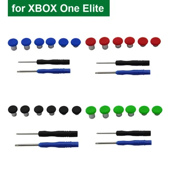 מתכת להחליף Thumbsticks ג ' ויסטיקים עבור אחד Xbox Elite PS4 מתג ה-Xbox אחד בבקר 3D מקל אנלוגי לעמוד על לחצן התאמת כלי