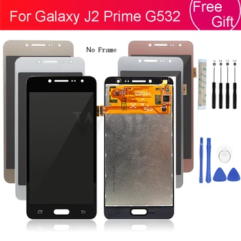 עבור Samsung Galaxy J2 ראש תצוגת LCD מסך מגע דיגיטלית הרכבה LCD תצוגה לגלקסי J2 ראש G532 G532F G532M חלקים