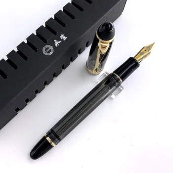 עט נובע שקוף שחור יאנג שנג 699 ואקום מילוי מעיין-עט בסדר החוד עט ס ציוד משרדי מכשירי כתיבה 601A