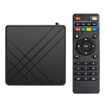 על -אנדרואיד 9.0 הטלוויזיה Box 4GB-RAM 32GB ROM Smart TV Set Top Box Amlogic S905 Mx+s QPro 4K הביתה וידאו אודיו ציוד