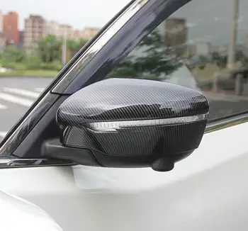 על ניסאן מוראנו אביזרים 2015 2016 2017 2018 2019 ABS סיבי פחמן המכונית מראה אחורית כיסוי לקצץ סגנון רכב 2pcs